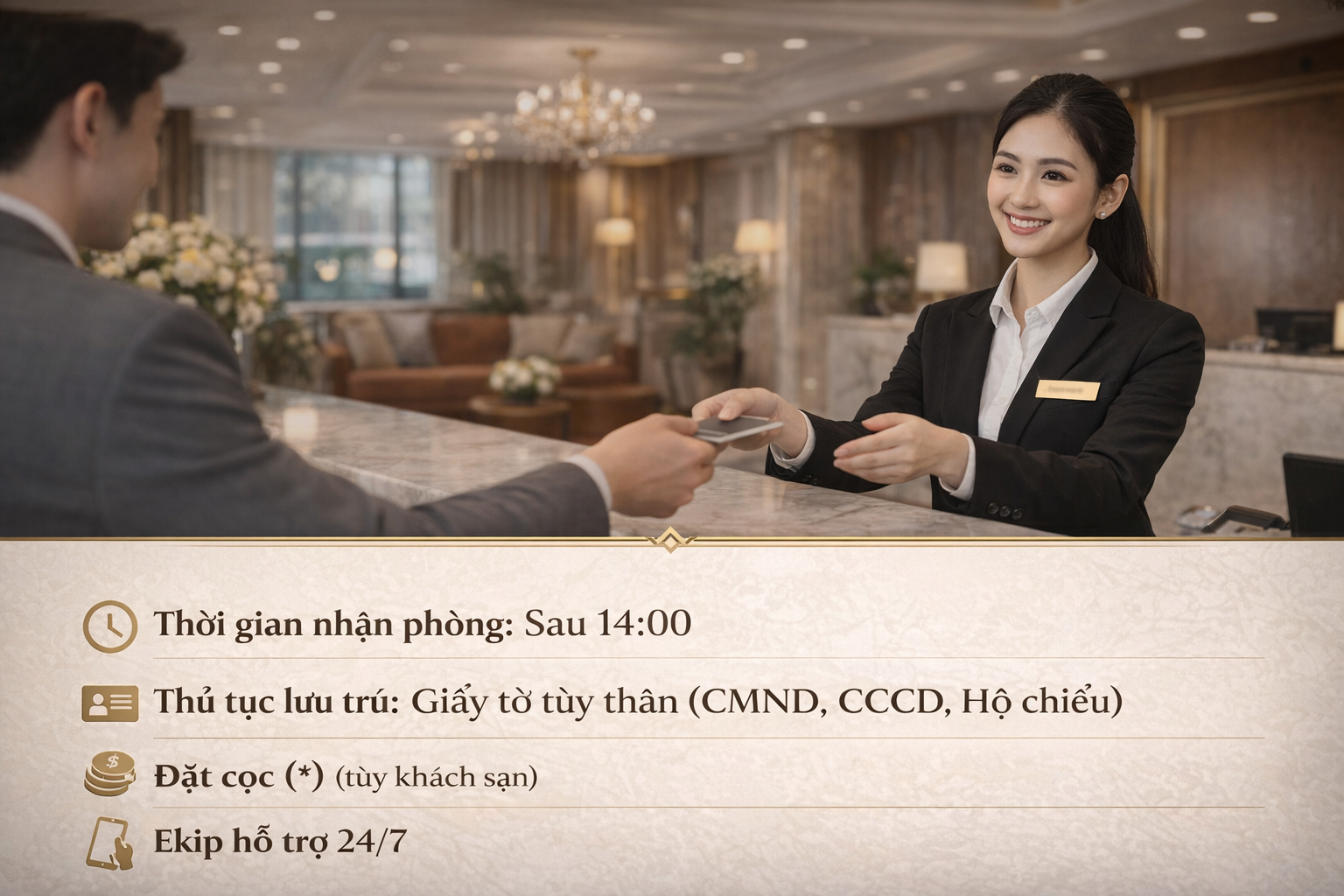Chính sách nhận phòng